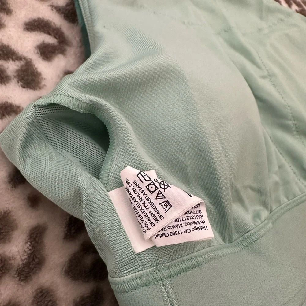NWOT Old Navy Active PowerChill Longline Sports Bra in Teal Tie Dye Size Small - Picture 12 of 17